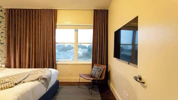 1 bedroom, iron/ironing board, travel crib, free WiFi