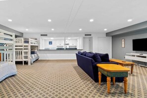 TV, fireplace, DVD player