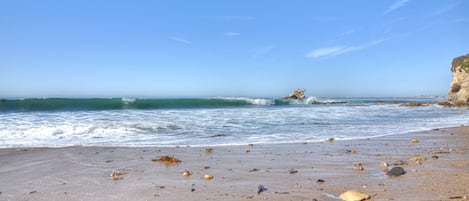 Sun-loungers, beach towels