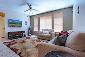 Smart TV, books, offices