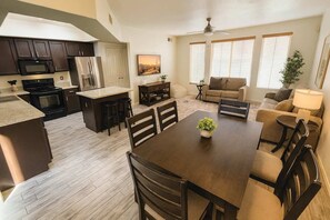 Smart TV, books, offices