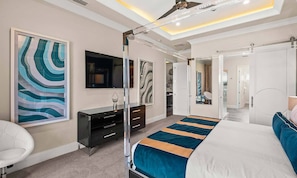 7 bedrooms, iron/ironing board, WiFi, bed sheets - Luxurious Mansion with Infinity Pool at Reunion (Kissimmee)