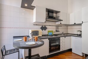 Microwave, oven, dishwasher