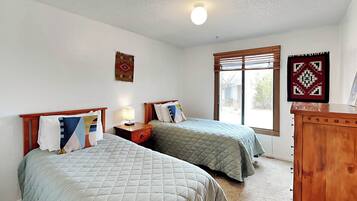 Condo, Multiple Beds, Fireplace, Garden View (#18 - No Pets) | 2 bedrooms, individually decorated, individually furnished, free WiFi