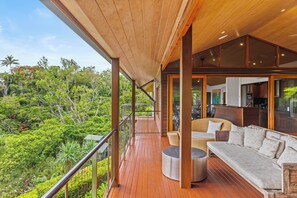 Casa de lujo, 5 habitaciones, alberca privada, vista al océano | Terraza o patio