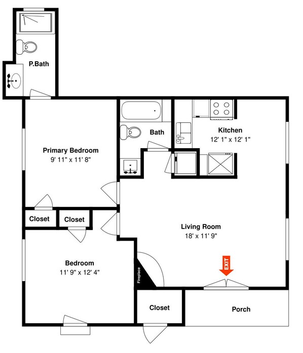 Casa (2 Bedrooms) | Servicio de la propiedad