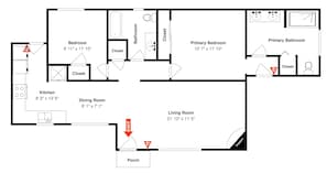 Estudio (2 Bedrooms) | Servicio de la propiedad