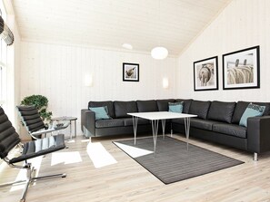 House | Living room | DVD player, MP3 dock - Holiday Home in Großenbrode (Grossenbrode)