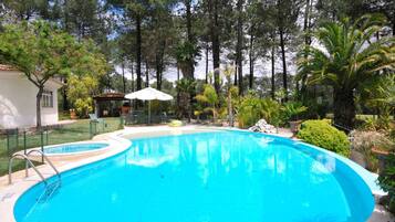 Indoor pool, outdoor pool