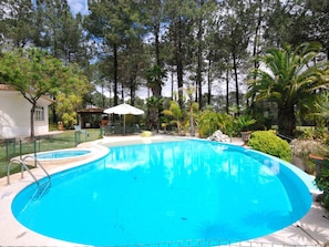 Indoor pool, outdoor pool
