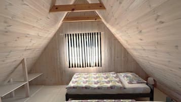 Bungalow | 1 Schlafzimmer, individuell eingerichtet, Bettwäsche
