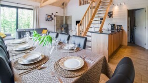 Unclassified image, 5 of 40, button - Idyllic Chalet in Biron with 2 Hot Tubs & Sauna (Erezee)