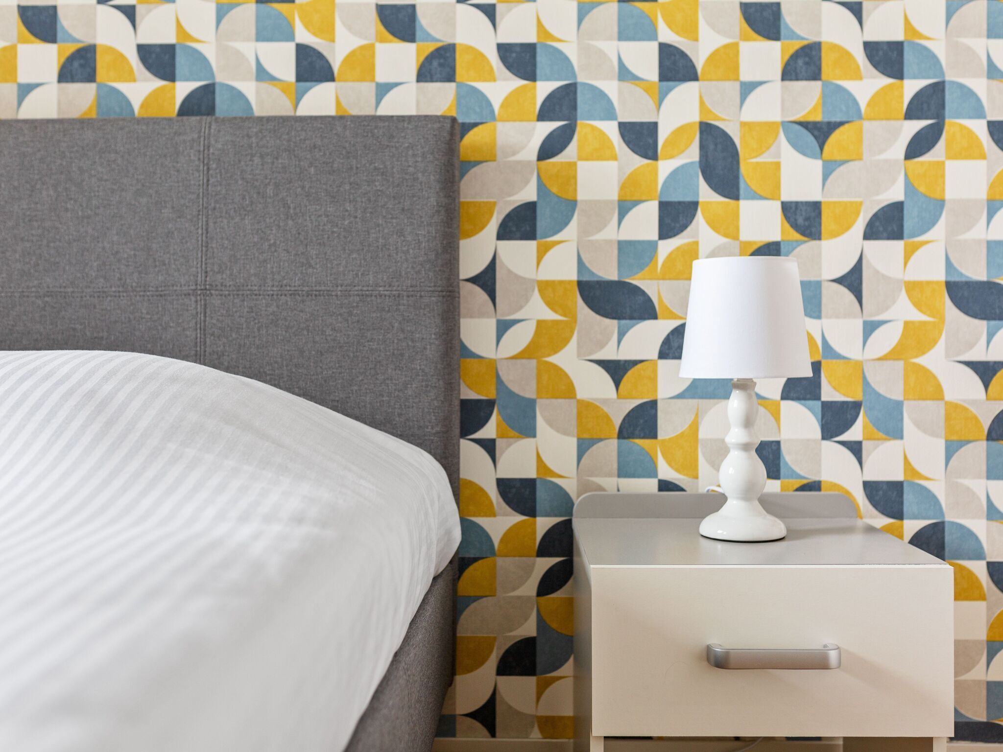 1 kamar tidur dan seprai linen