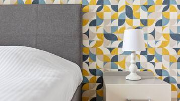 1 kamar tidur dan seprai linen