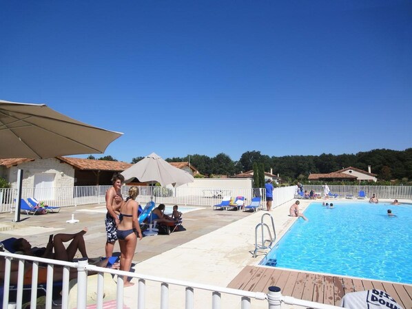 Outdoor pool - Serene Villa in Les Forges With Swimming Pool (Les Forges)