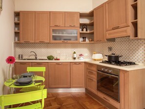 Apartment | Private kitchen | Highchair, cookware/dishes/utensils