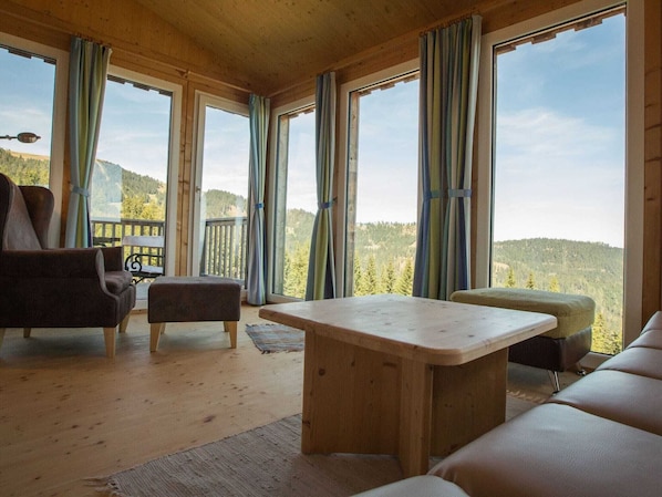 Living room - Pretty Chalet in Bad St Leonhard near Klippitztörl Ski Area (Wolfsberg)