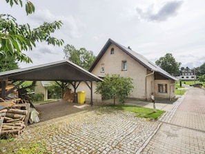 Exterior - Graceful Holiday Home in Marienberg With Sauna, Garden, BBQ (Marienberg)
