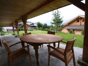 Balcony - Luxury Apartment in Verbier With Garden (Bagnes)