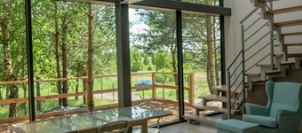 Glass Cottage in Jelenska Huta With Terrace