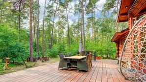 Balcony - Secluded Holiday Home in De Lutte near Forest (De Lutte)