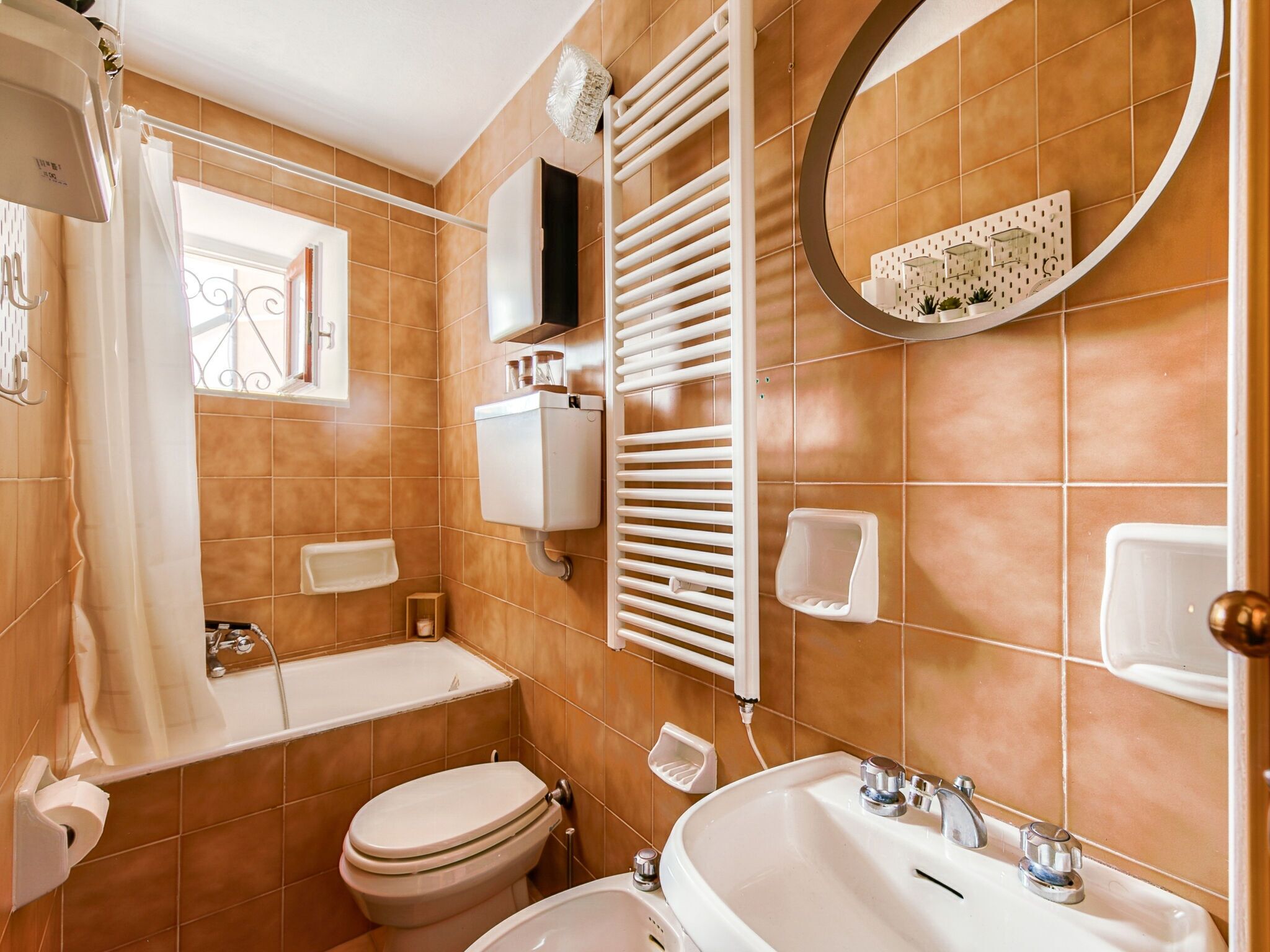 Douche, serviettes fournies