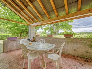 Balcony - Charming Farmhouse in Etival Clairefontaine With Terrace (Etival-Clairefontaine)
