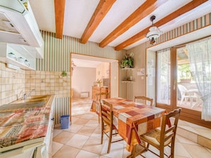 Dining - Charming Farmhouse in Etival Clairefontaine With Terrace (Etival-Clairefontaine)