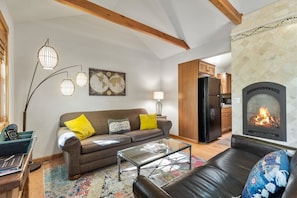 TV connectée, cheminée