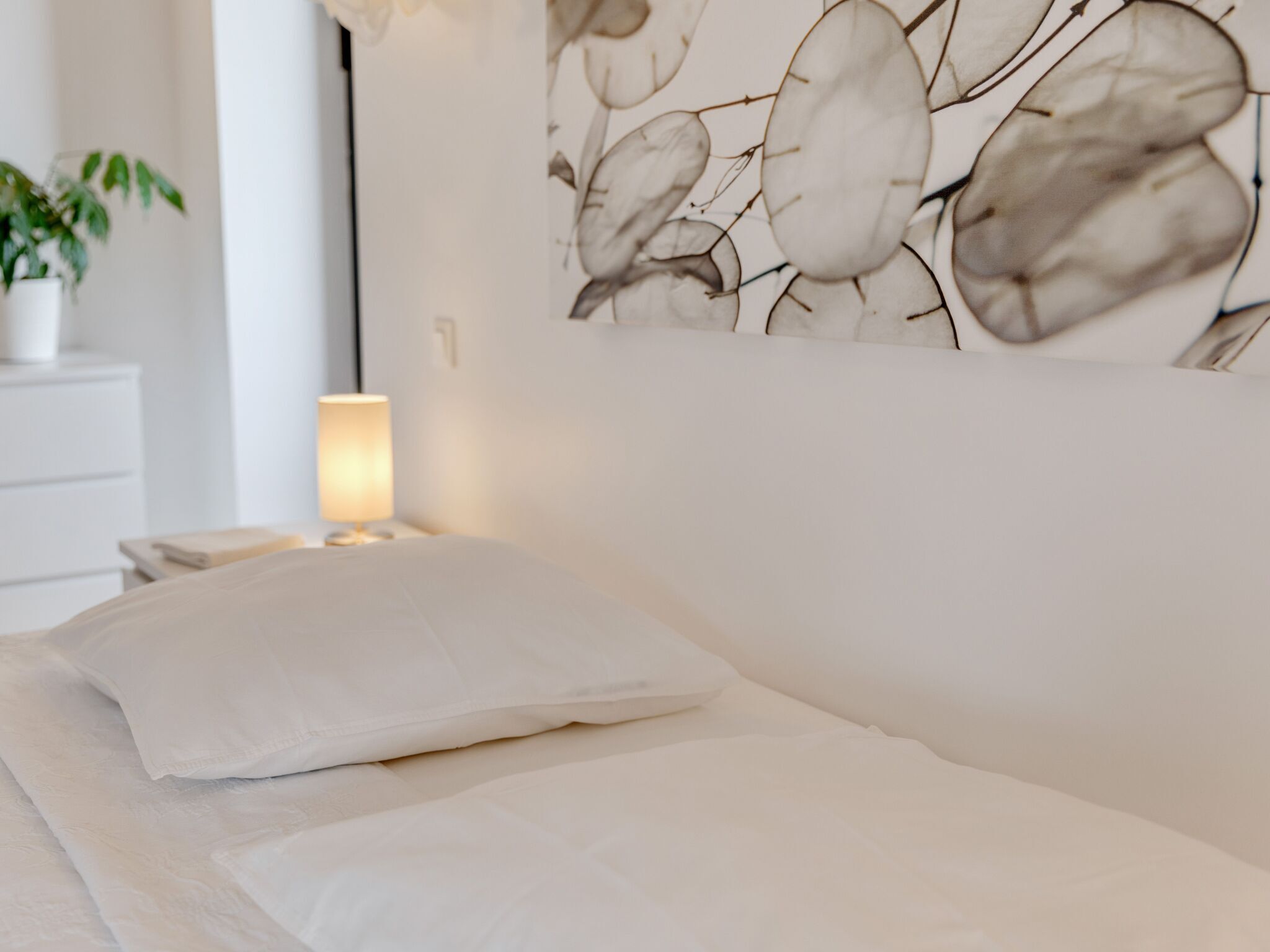 4 bedrooms, individually furnished, bed sheets