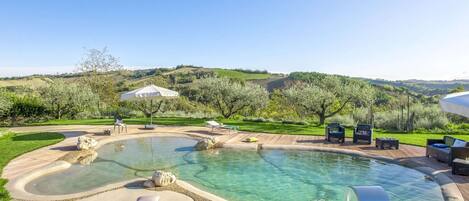 Ferienhaus | Pool | Innenpool, Außenpool