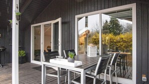 Outdoor dining - 6 Person Holiday Home in Toftlund (Toftlund)
