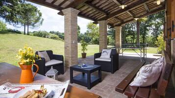 Ferienhaus | Balkon
