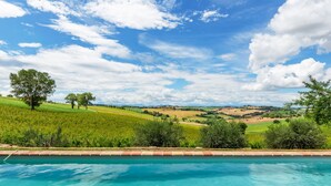 Outdoor pool - Mesmerising Mansion in Morro D'alba With Swimming Pool (Morro d'Alba)