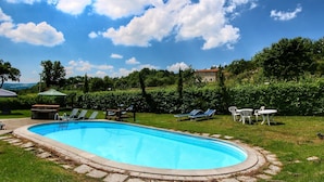 Pool - Modern Apartment in Caprese Michelangelo With Pool (Caprese Michelangelo)