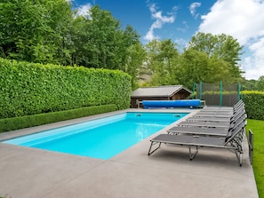 Villa | Pool | Indoor pool, outdoor pool - Family Escape With Pool (Hamoir)