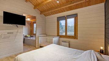 Chalet | 4 kamar tidur dan dilengkapi dengan perabotan berbeda-beda