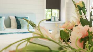5 chambres, ameublement personnalisé, draps fournis