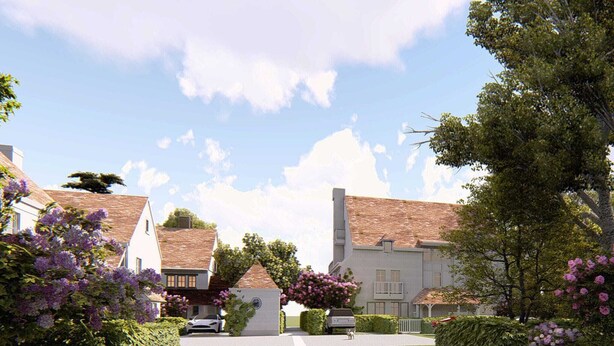 Exterior - Secluded Mansion in Luik with Hot Tub (Liege)