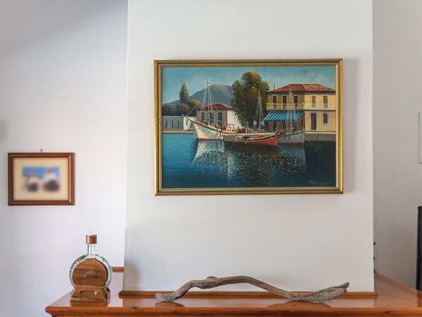 Villa | Interior detail - Simplistic Villa in Korfu near Sea Beach (Corfu)