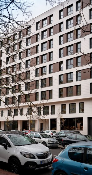 Overnatningsstedets facade