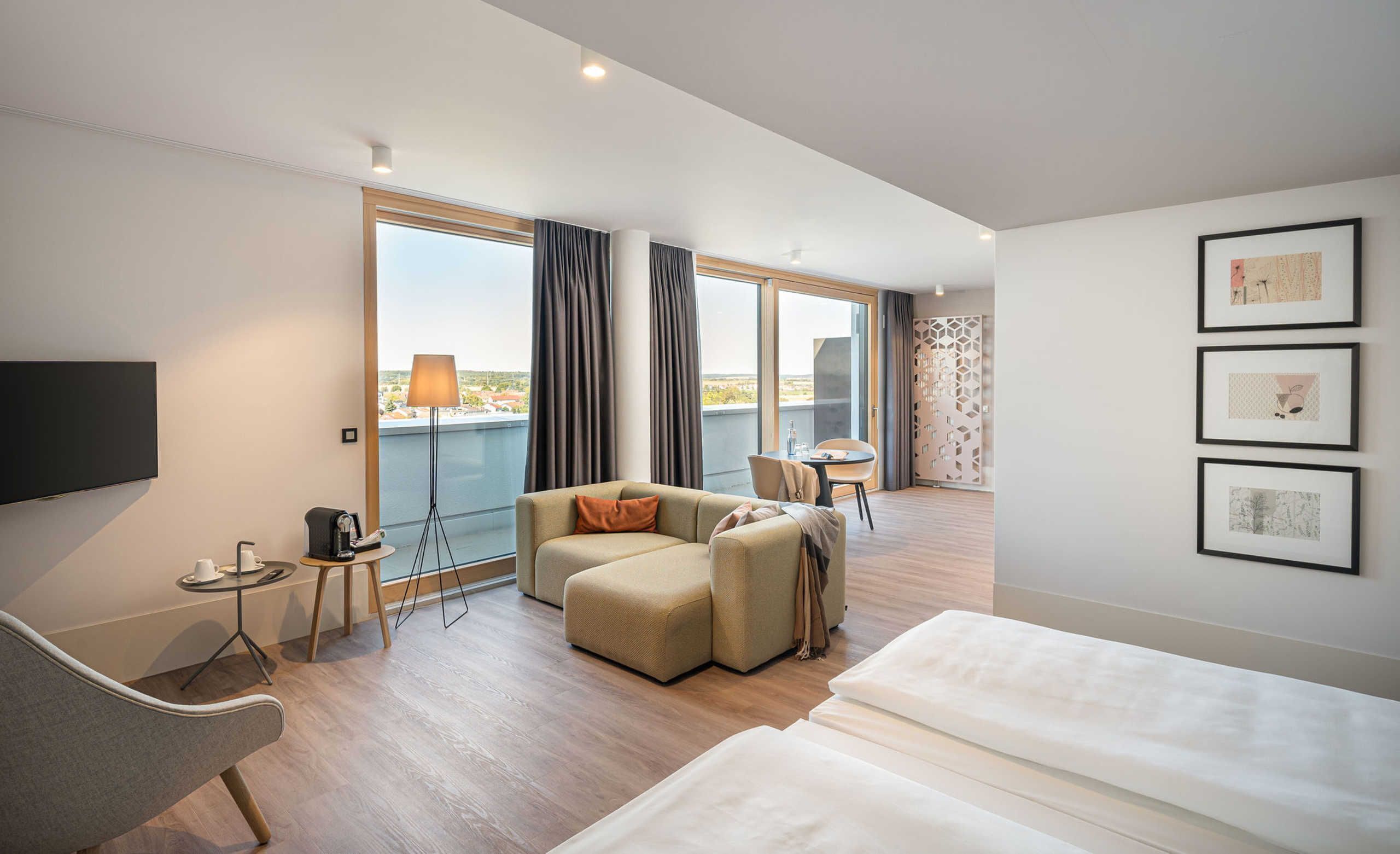 1 室のベッドルーム、セーフティボックス (室内)、デスク、WiFi