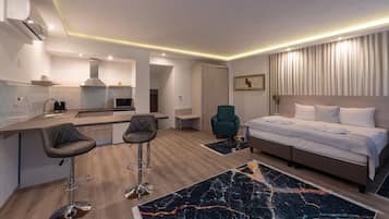 Suite Studio | Rideaux occultants, chambres insonorisées, Wi-Fi gratuit, draps fournis