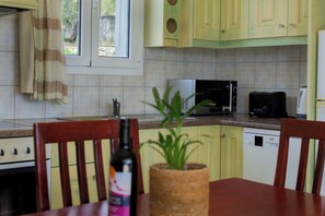 Fridge, microwave, oven, dishwasher - Private pool Villa Nefeli in Dassia Corfu (Corfu)