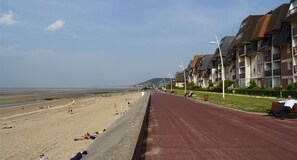Vlak bij het strand