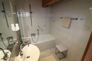Badekar, håndklæder