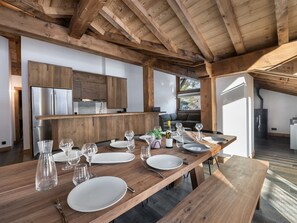 Dining - Beautiful apartment in Courchevel, near the slopes (Courchevel)