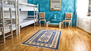 Shared Dormitory (Bed in Dormitory) | Blackout drapes, iron/ironing board, WiFi (free), bed sheets