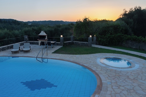 Private Pool Villa Odyssey in Dassia Corfu