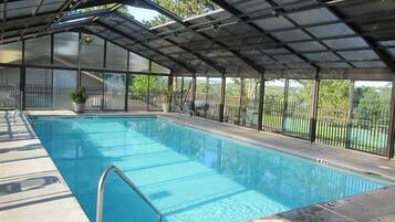 Indoor pool, outdoor pool